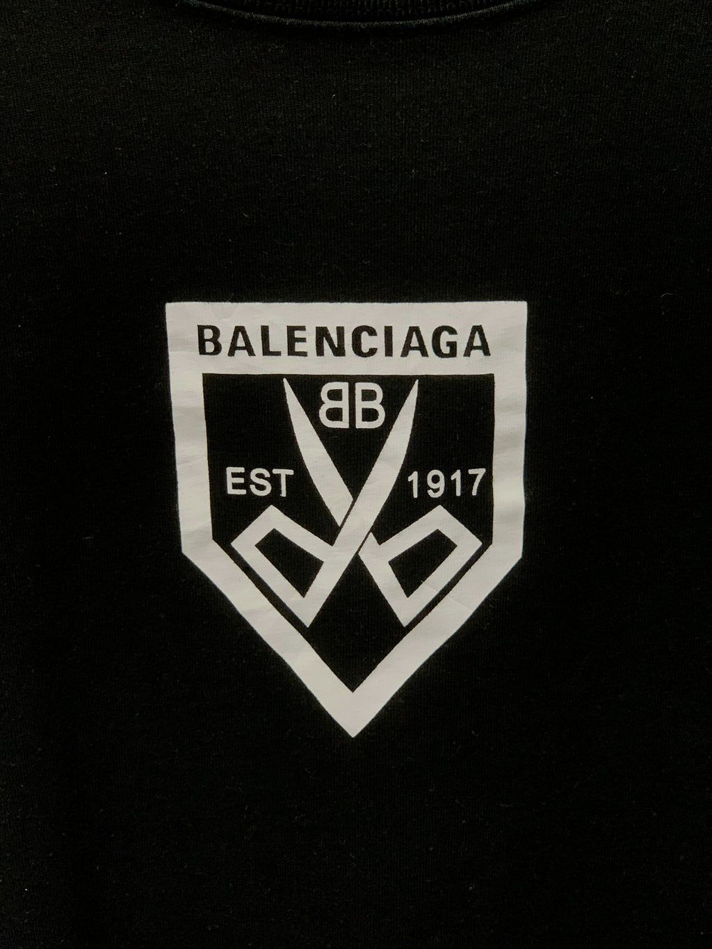 Balenciaga Chest Tag Tee - Small