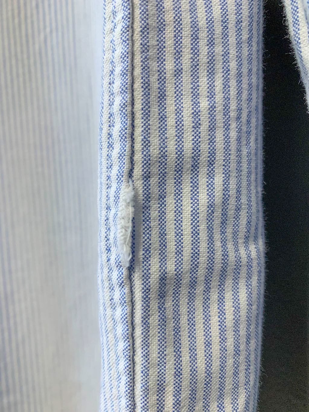 Polo Ralph Lauren Stripe Small Pony Ladies Cotton Shirt - Small
