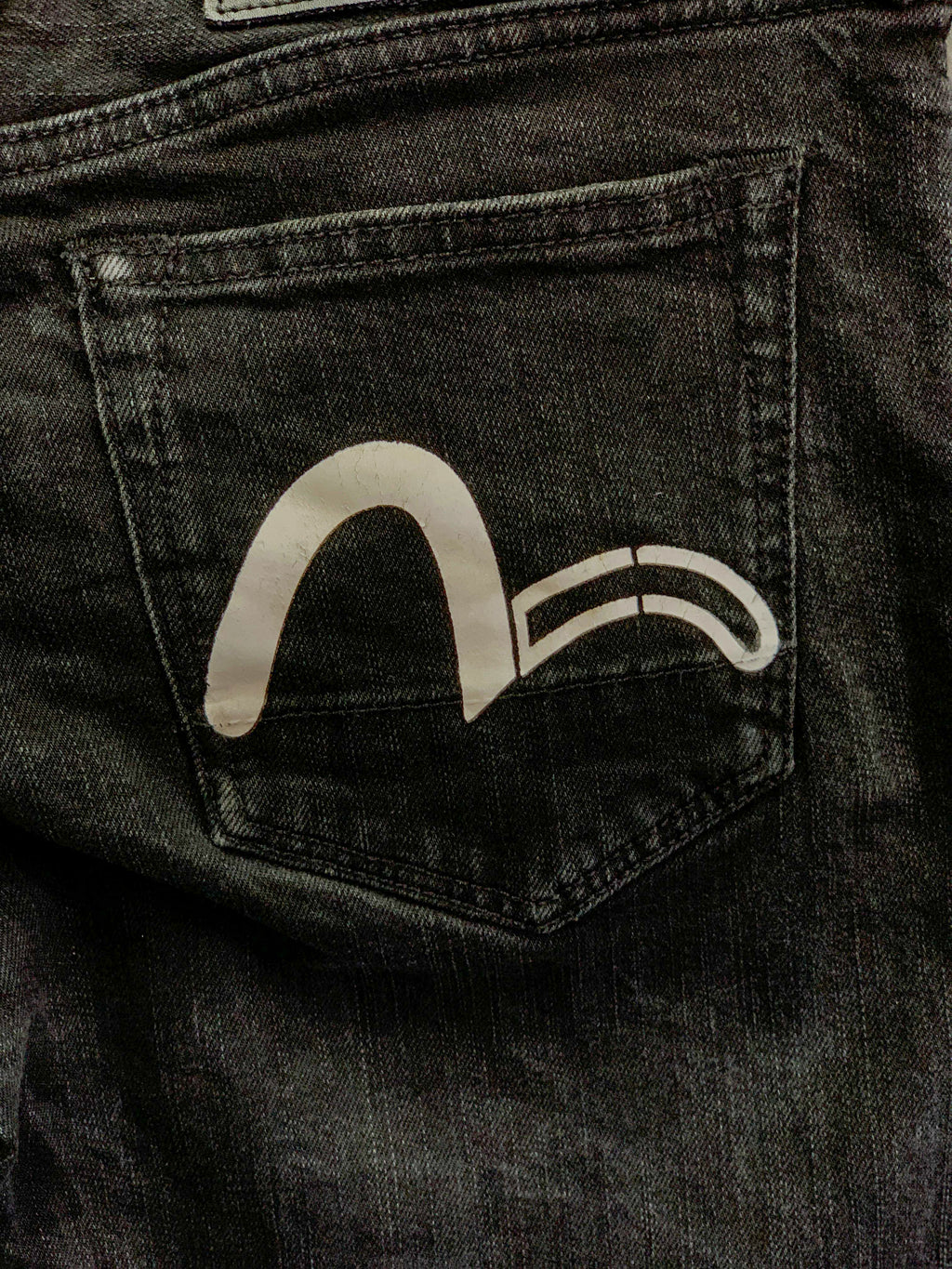 Evisu Kuro Japan Skinny Denim Jeans - Size 30 (Small)