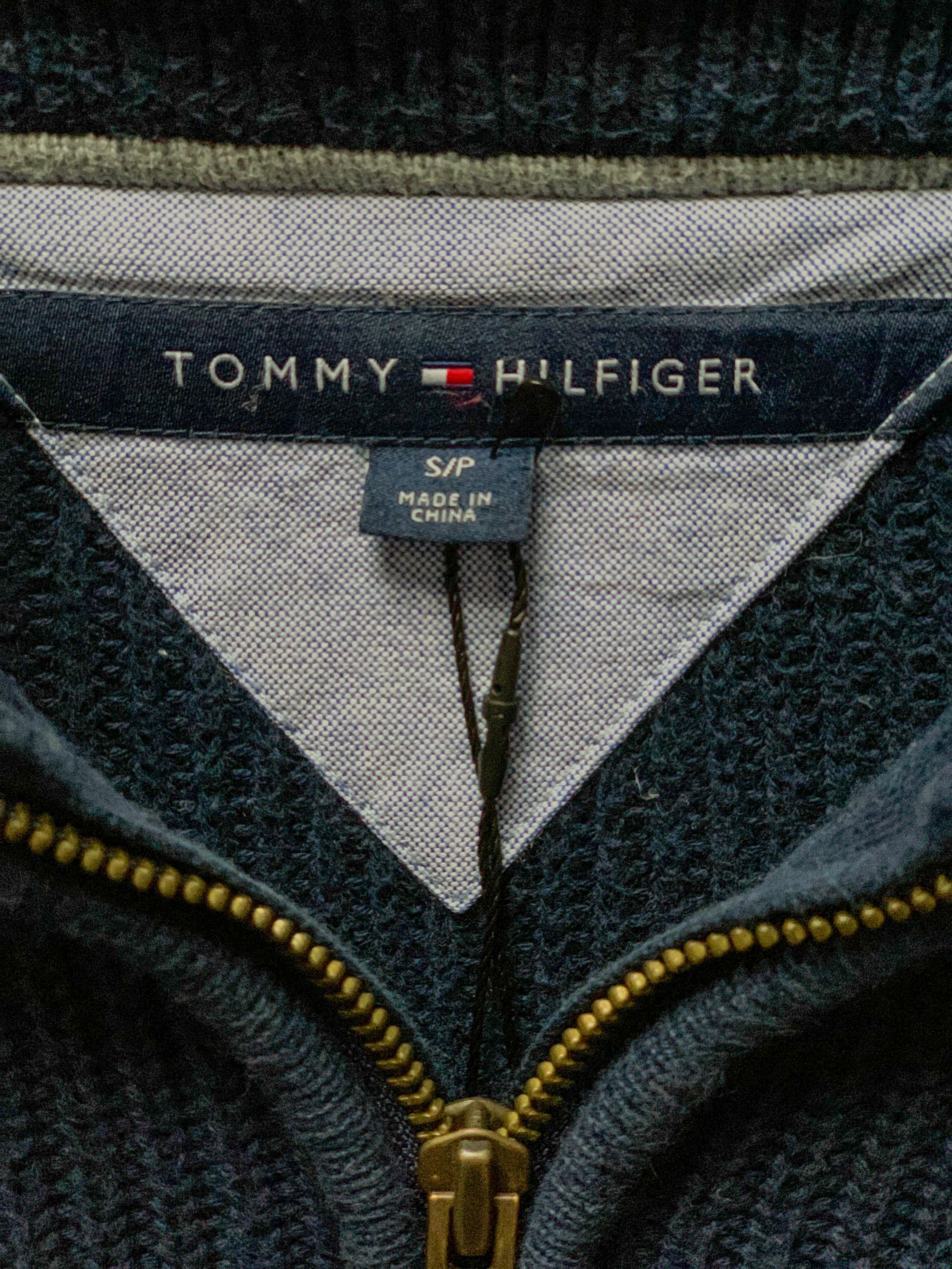 Tommy Hilfiger 1/4 Zip Knit Jersey - Medium