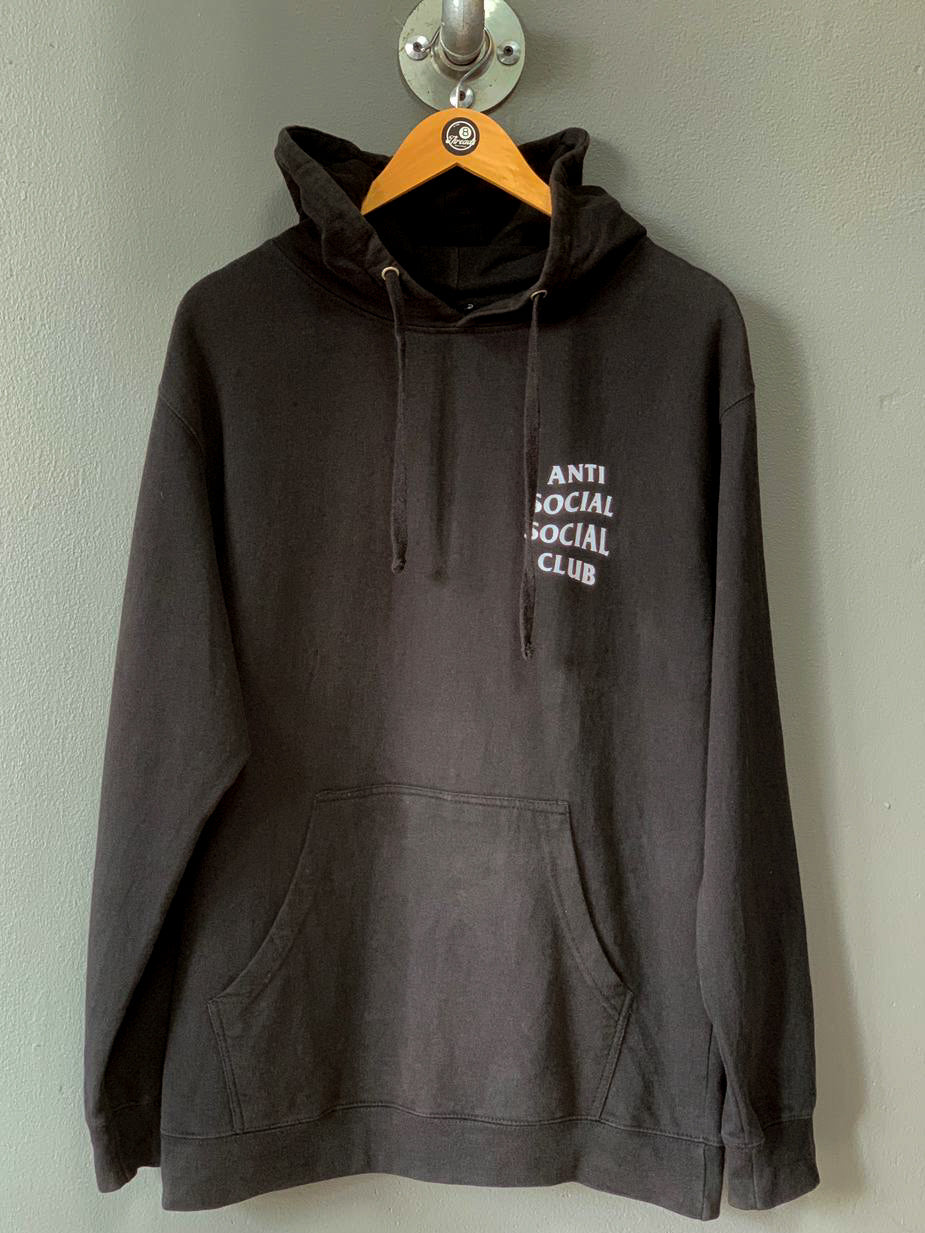 Anti-Social Social Club Logo Pullover Hoodie - Large