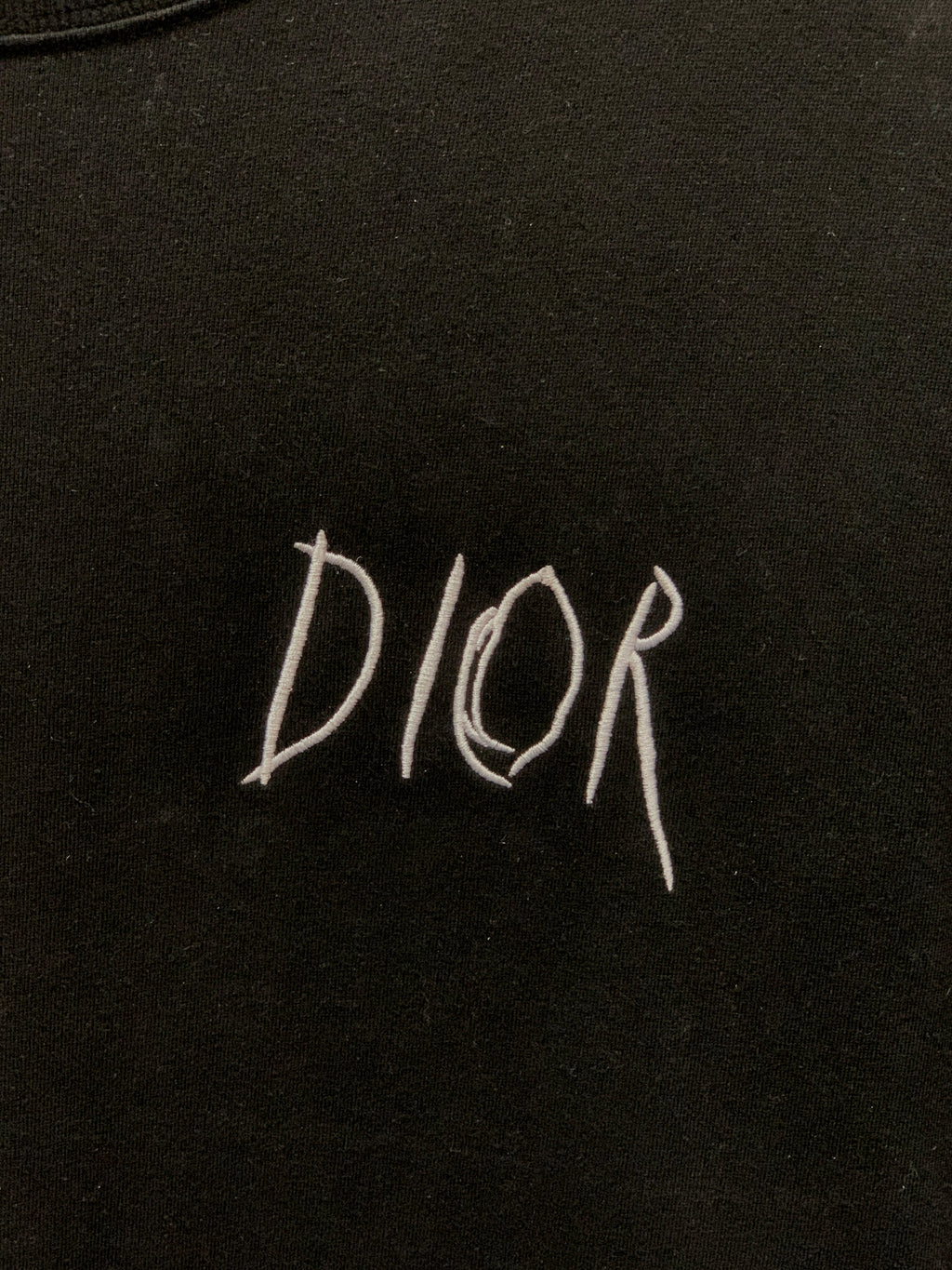 Christian Dior Paris Embirodered Tee - Large
