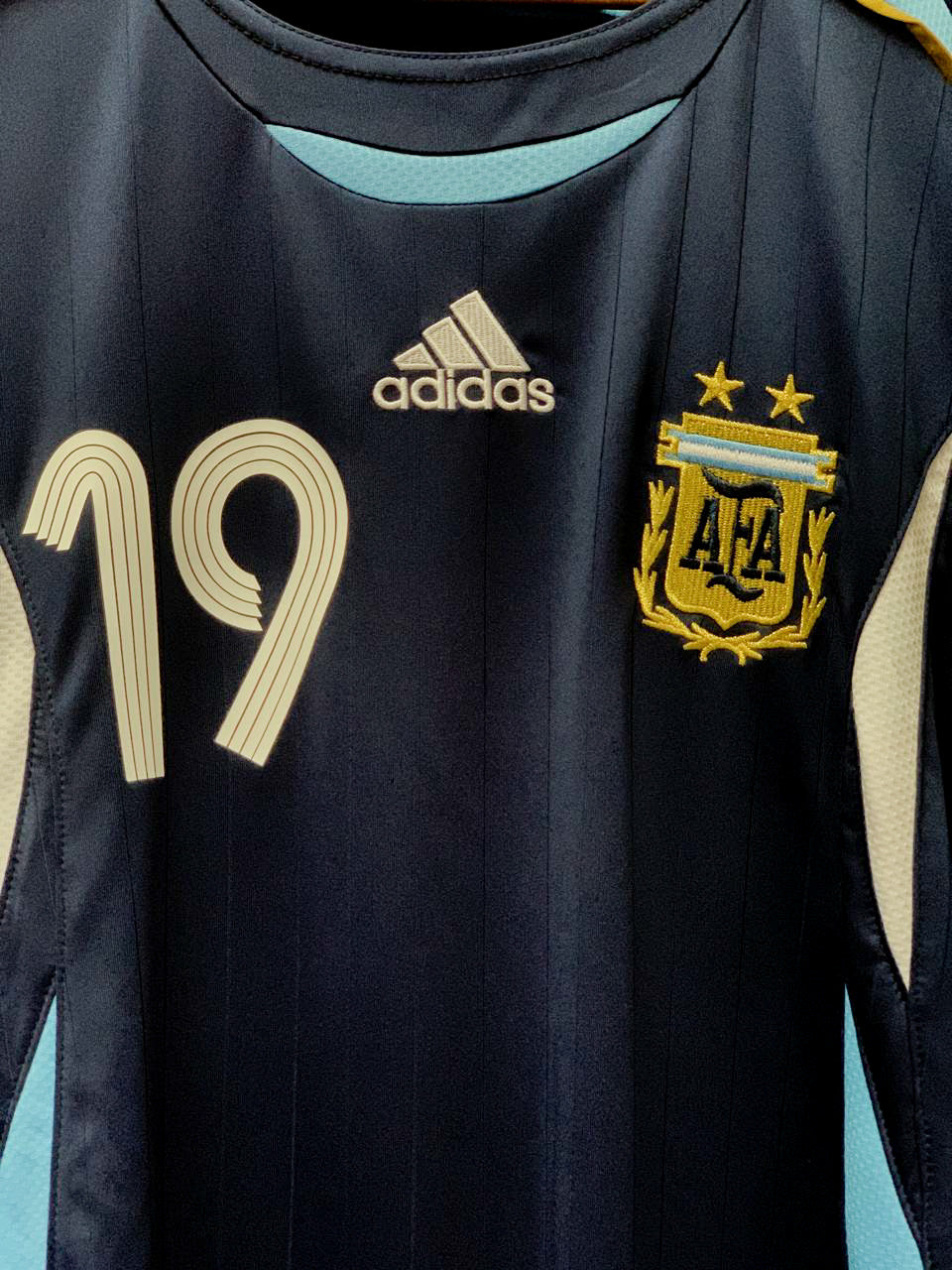 Argentina 2006 World Cup "Messi" Adidas Retro Football Jersey