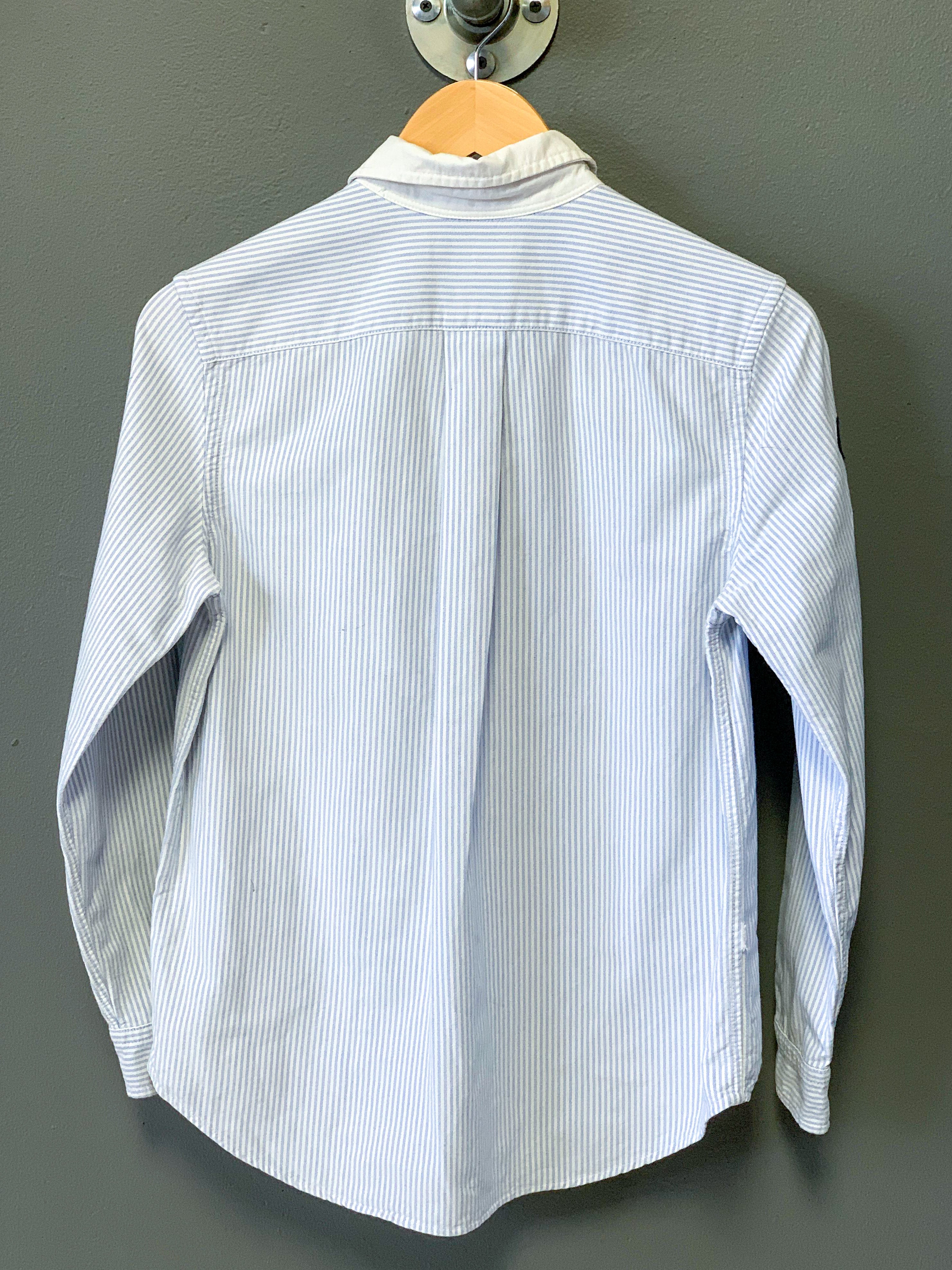 Polo Ralph Lauren Stripe Big Pony Ladies Cotton Shirt - Large
