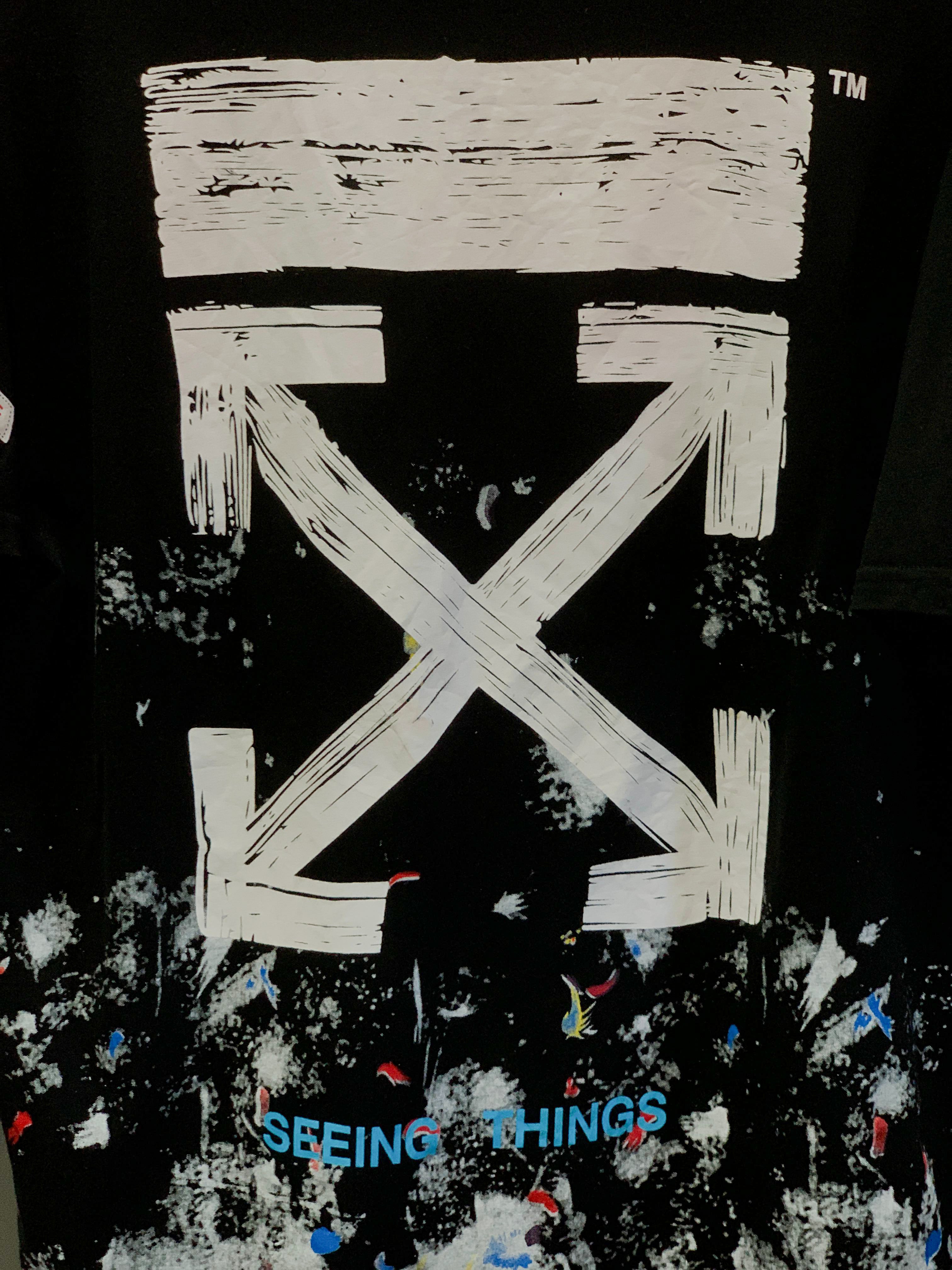 OFF-White Spray Tee - Extra Large