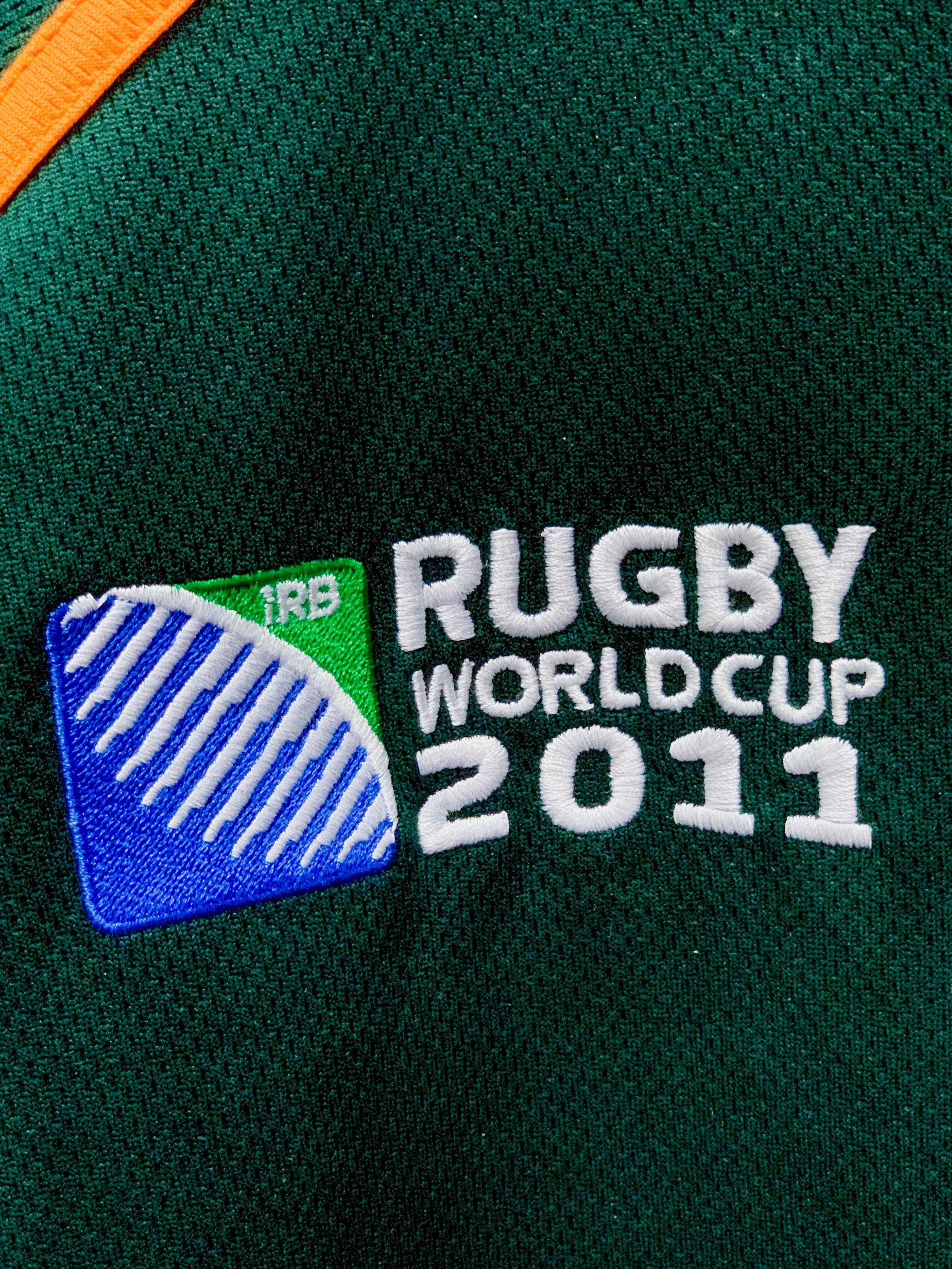 Springboks 2011 RWC Chest Rugby Jersey - Medium