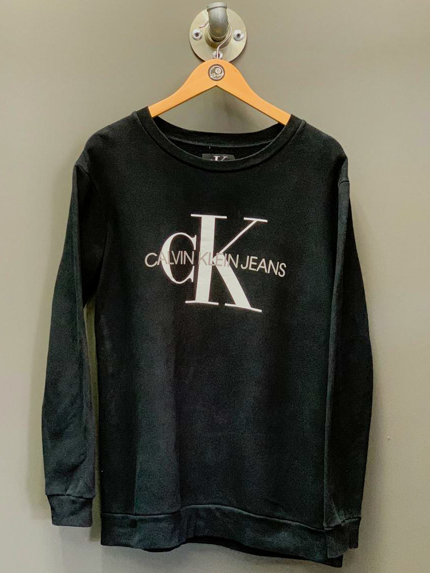 Calvin Klein Logo Sweater - Large