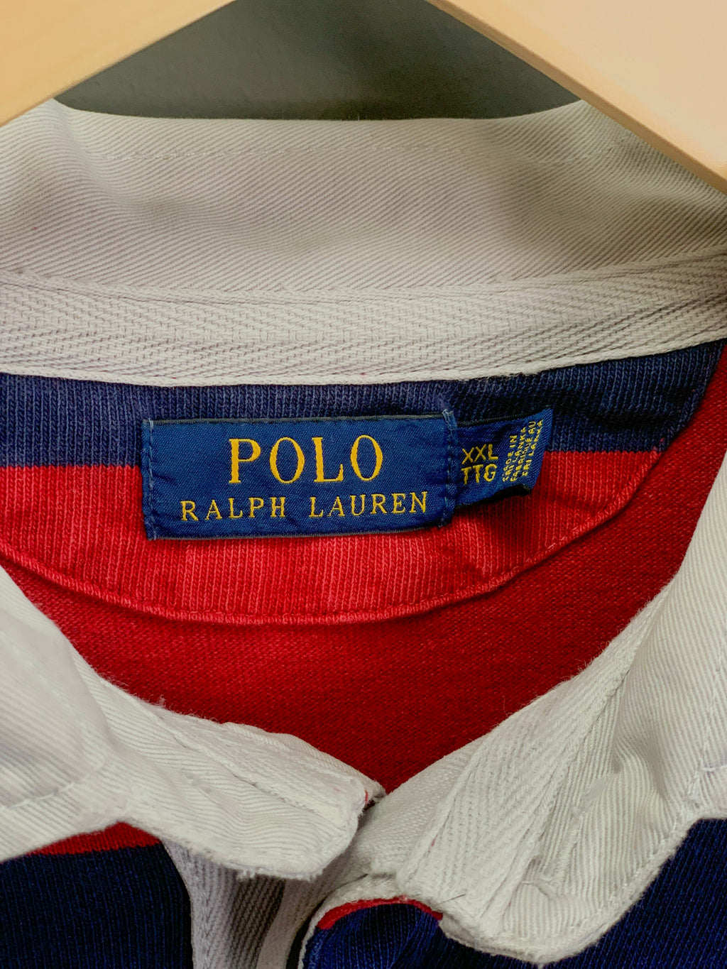 Polo Ralph Lauren Stripe L/S Golfer - XXL