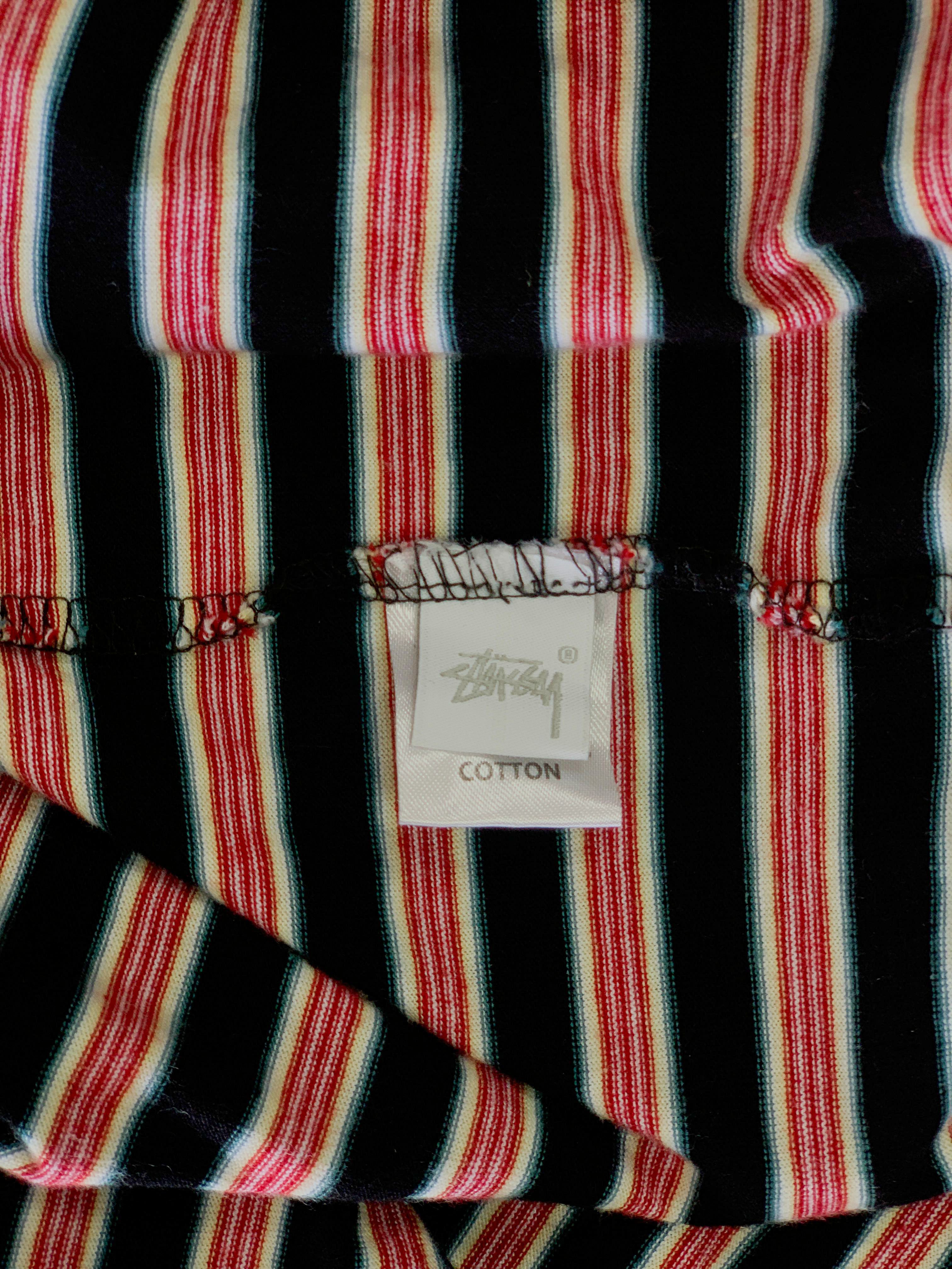 Stussy Stripe Dice Tee - Medium