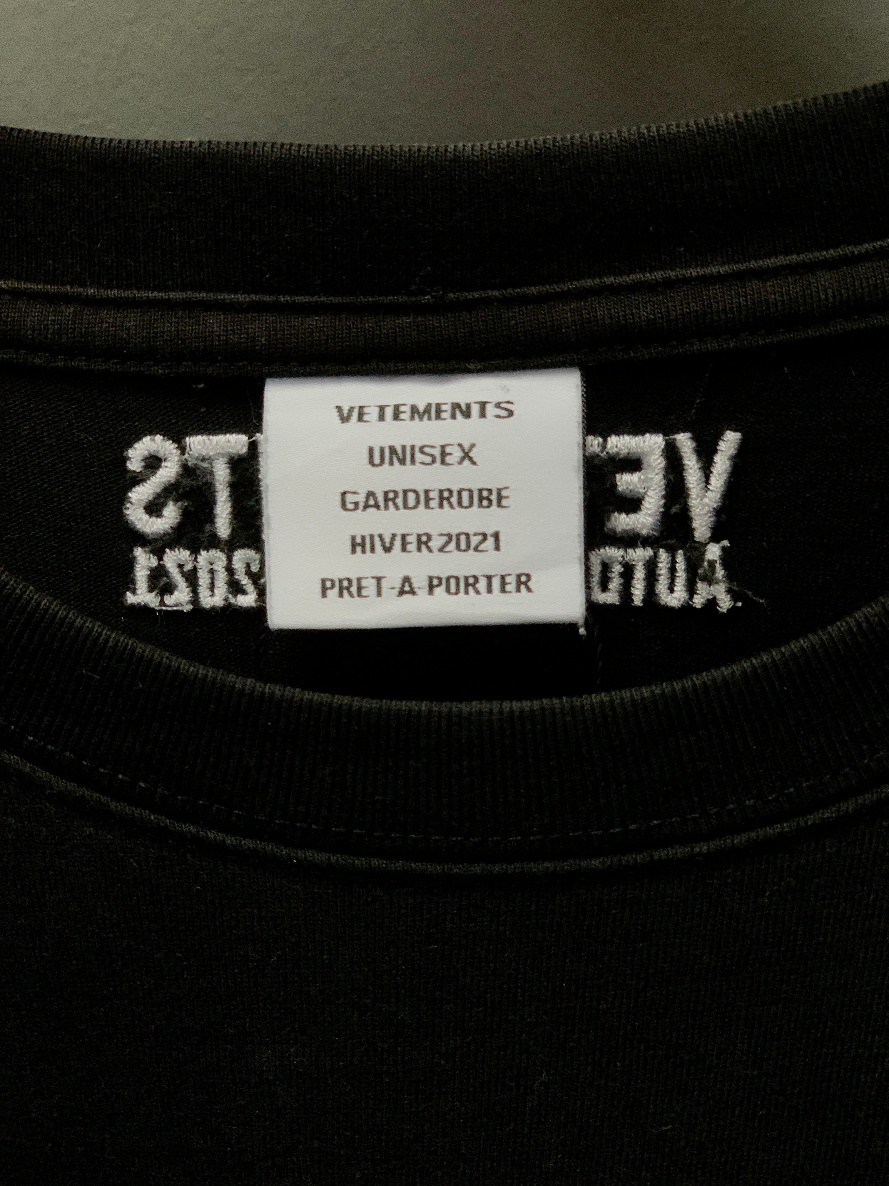 Vetements World Tour 2021 Tee - Medium