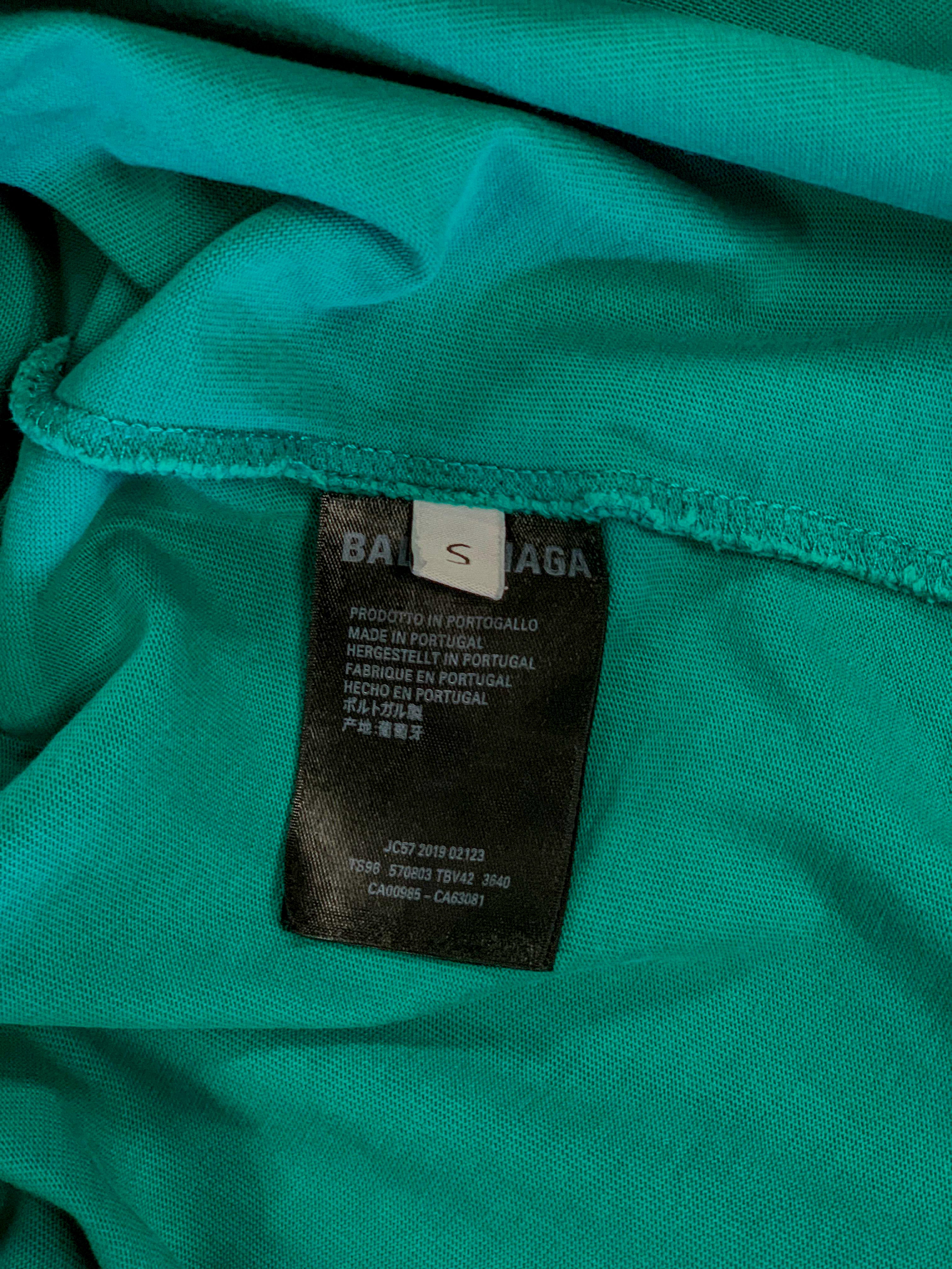 Balenciaga Logo Backprint Tee - Large