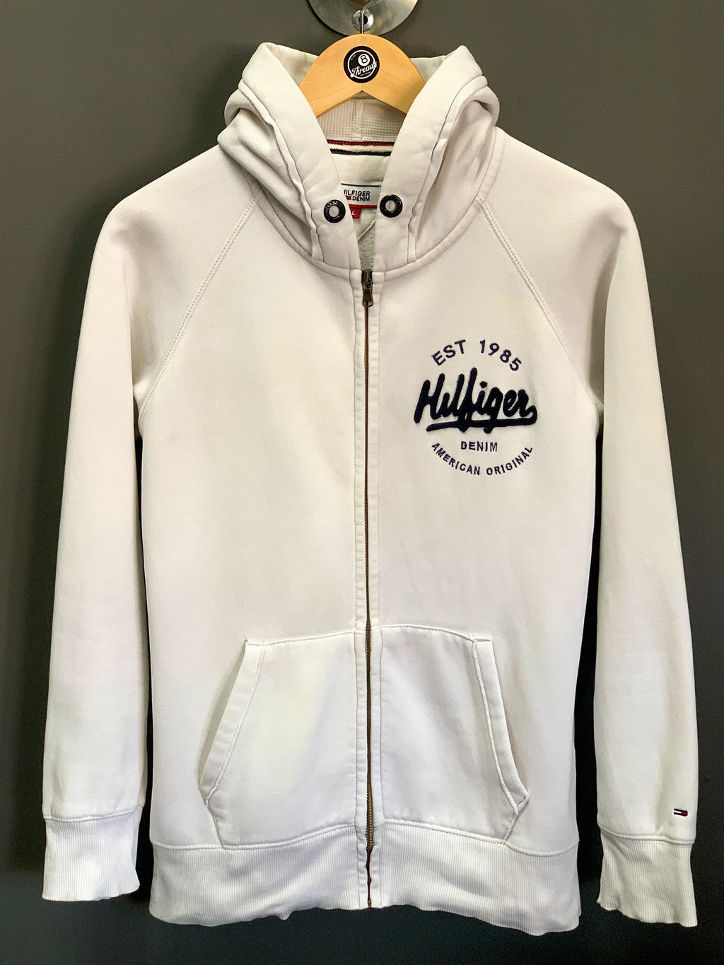 Tommy Hilfiger Denim Ladies Zip Hoodie - Medium