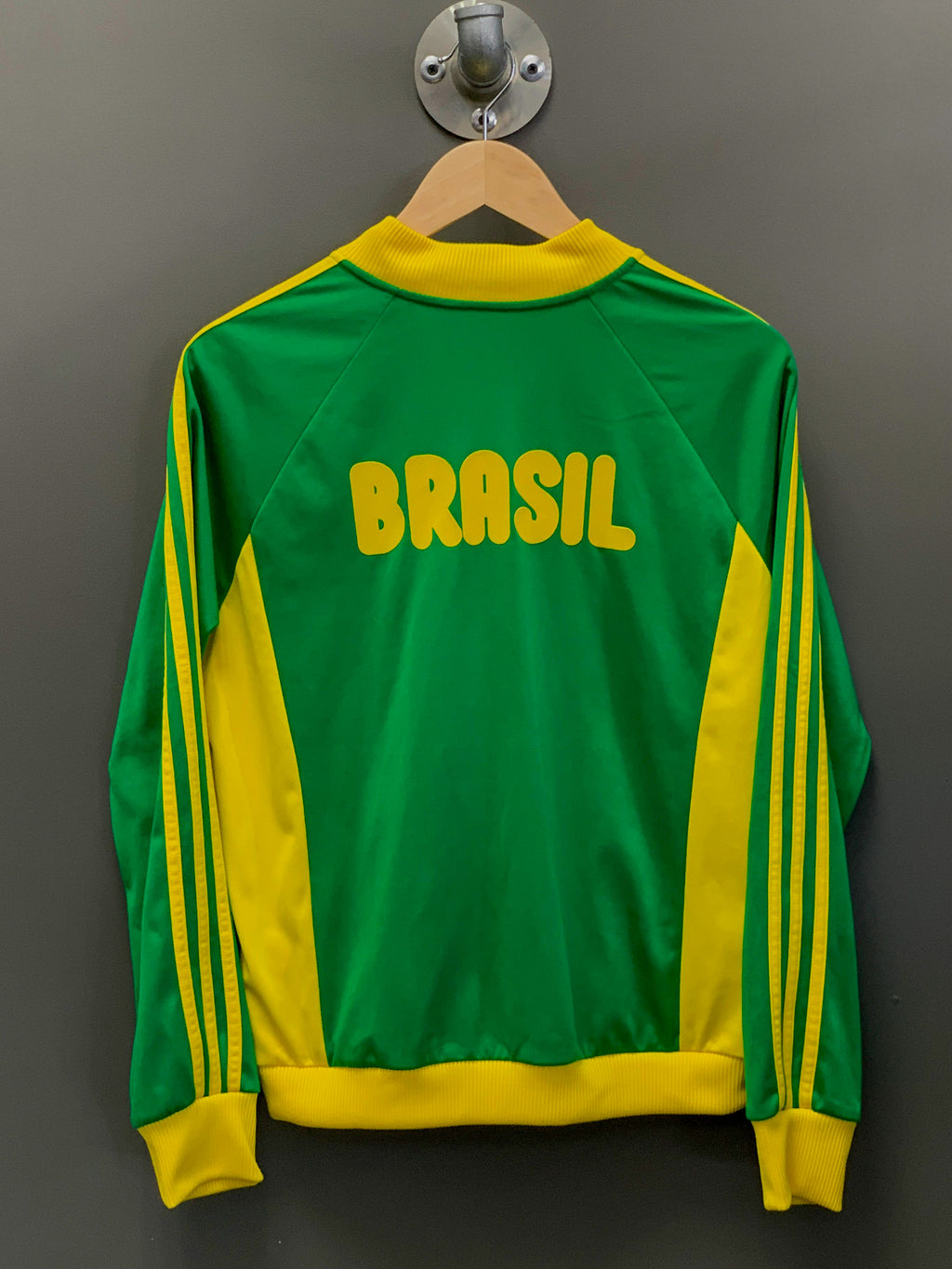 Brazil Adidas Trefoil Track Jacket - Small