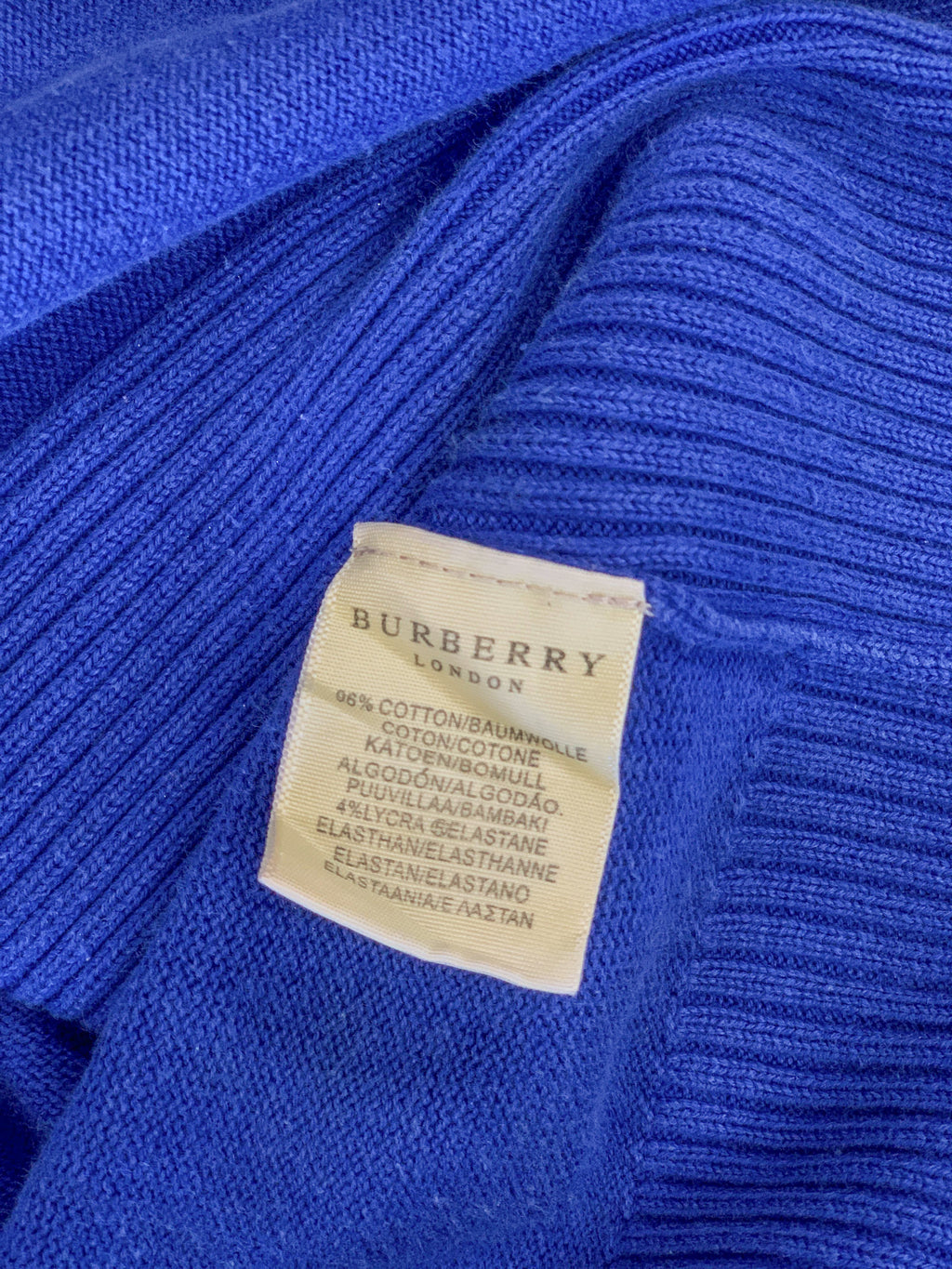 Burberry Snap 1/4 Zip - Small