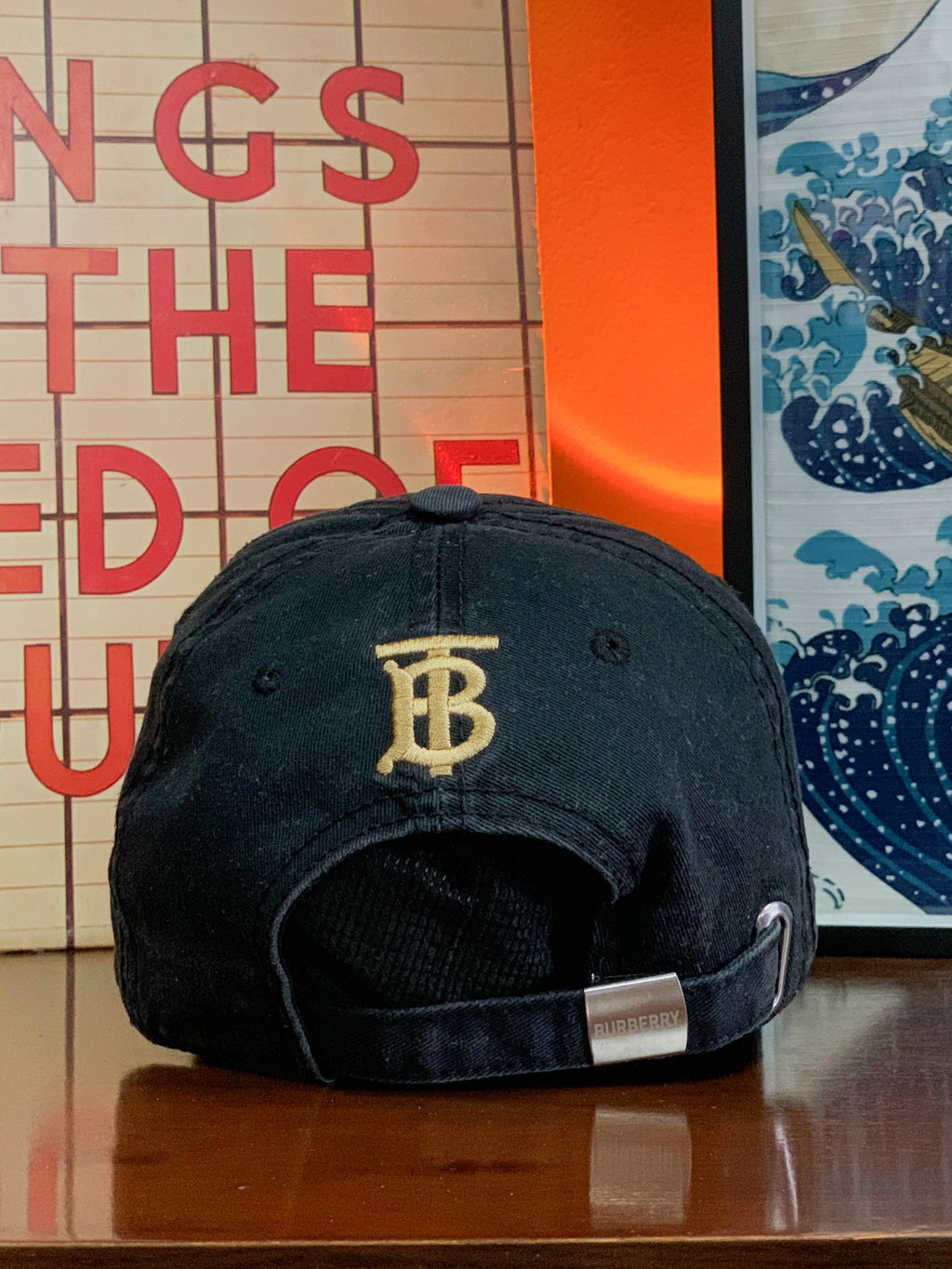 Burberry Embriodered Big Logo Cap