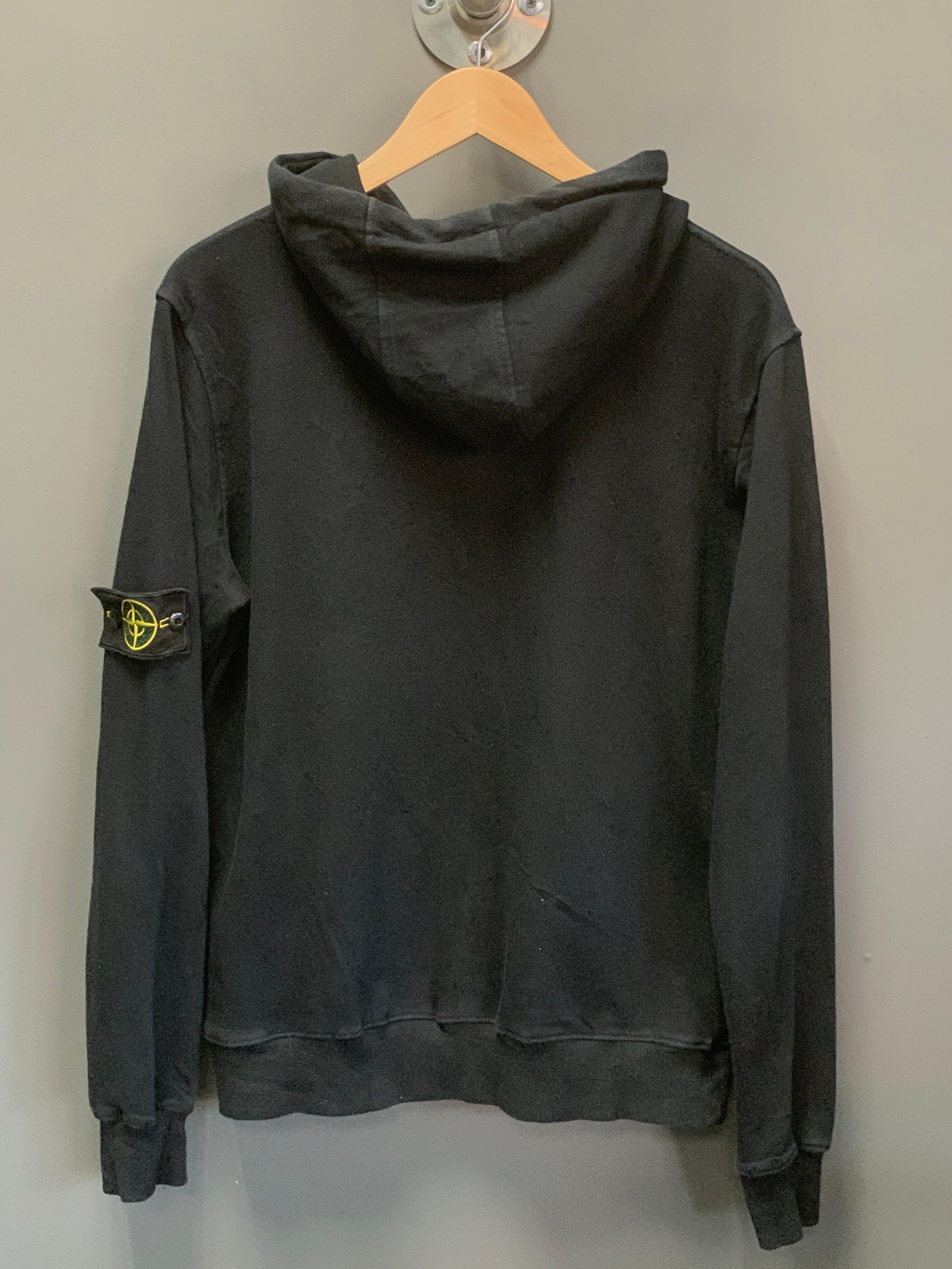 Stone Island Badge Hoodie - Medium