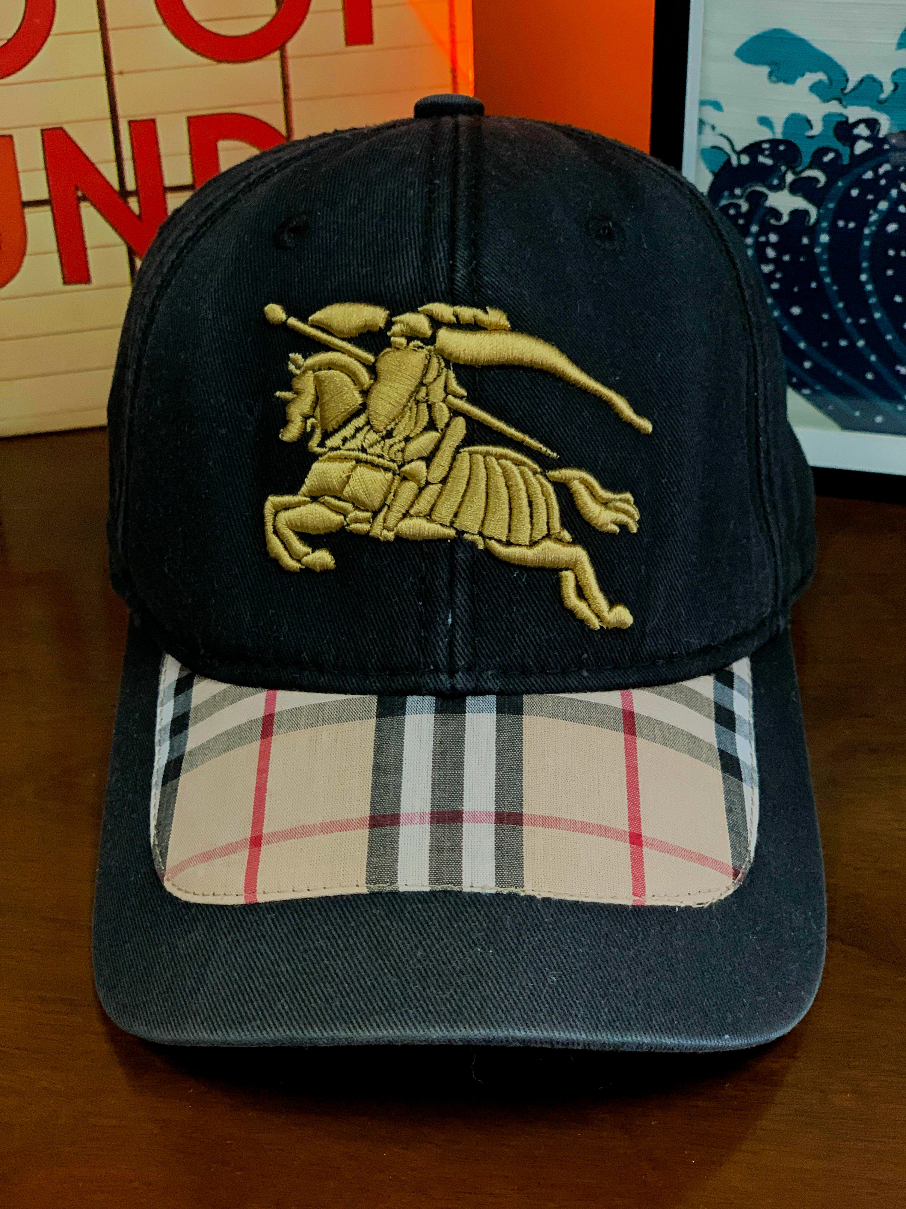 Burberry Embriodered Big Logo Cap