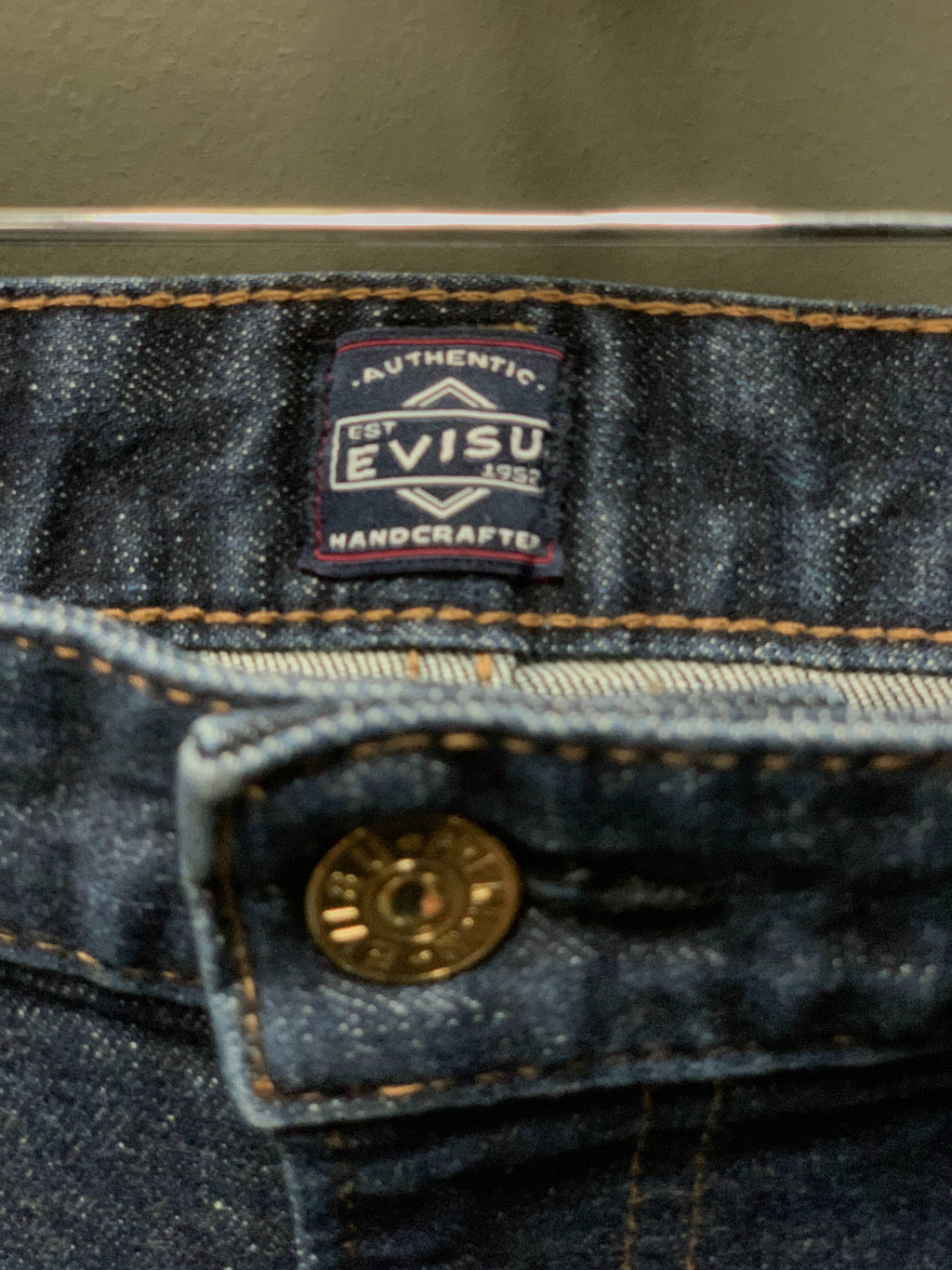 Evisu Pocket Spellout Japan Skinny Denim Jeans - 30 (Small)