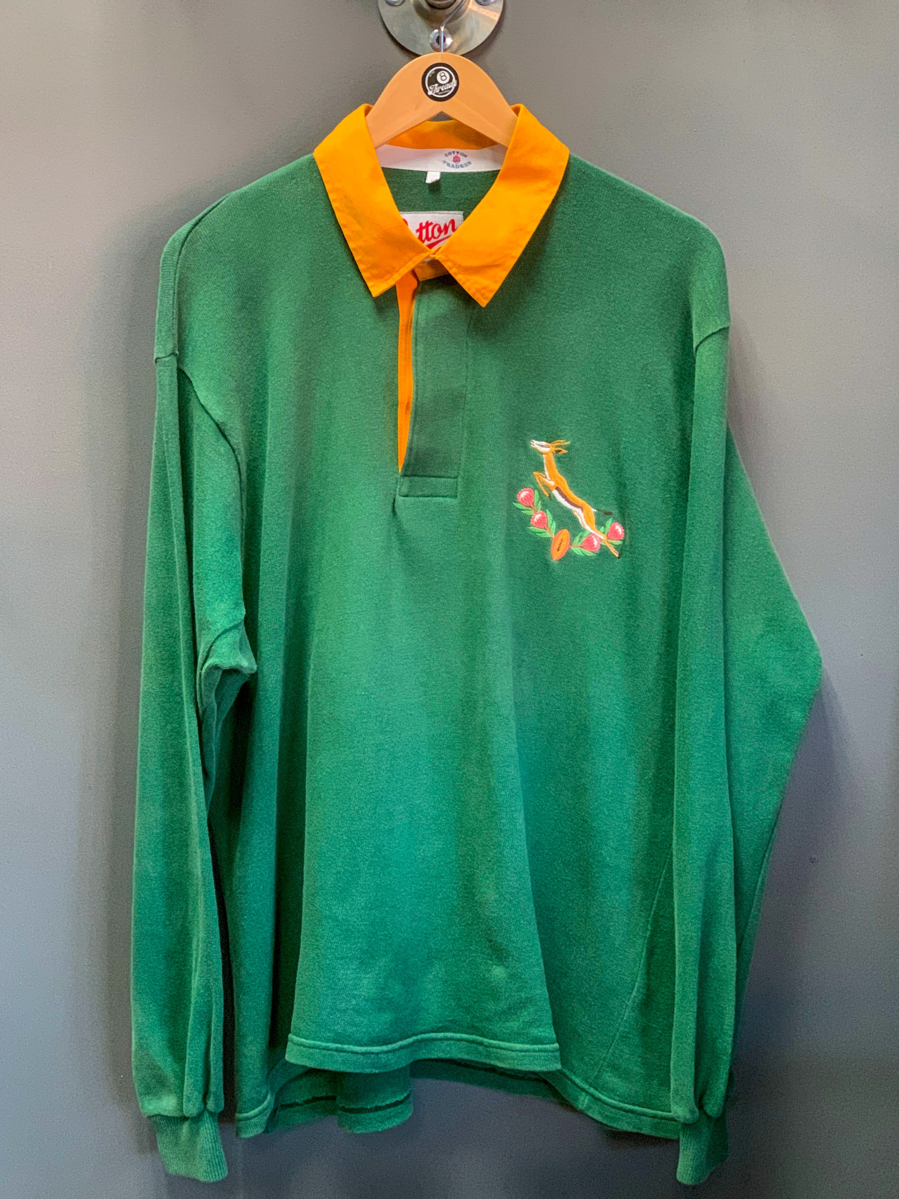 Springbok 1992/95 Cotton Traders Rugby Jersey - Extra Large