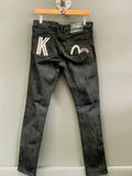 Evisu Kuro Japan Skinny Denim Jeans - Size 30 (Small)