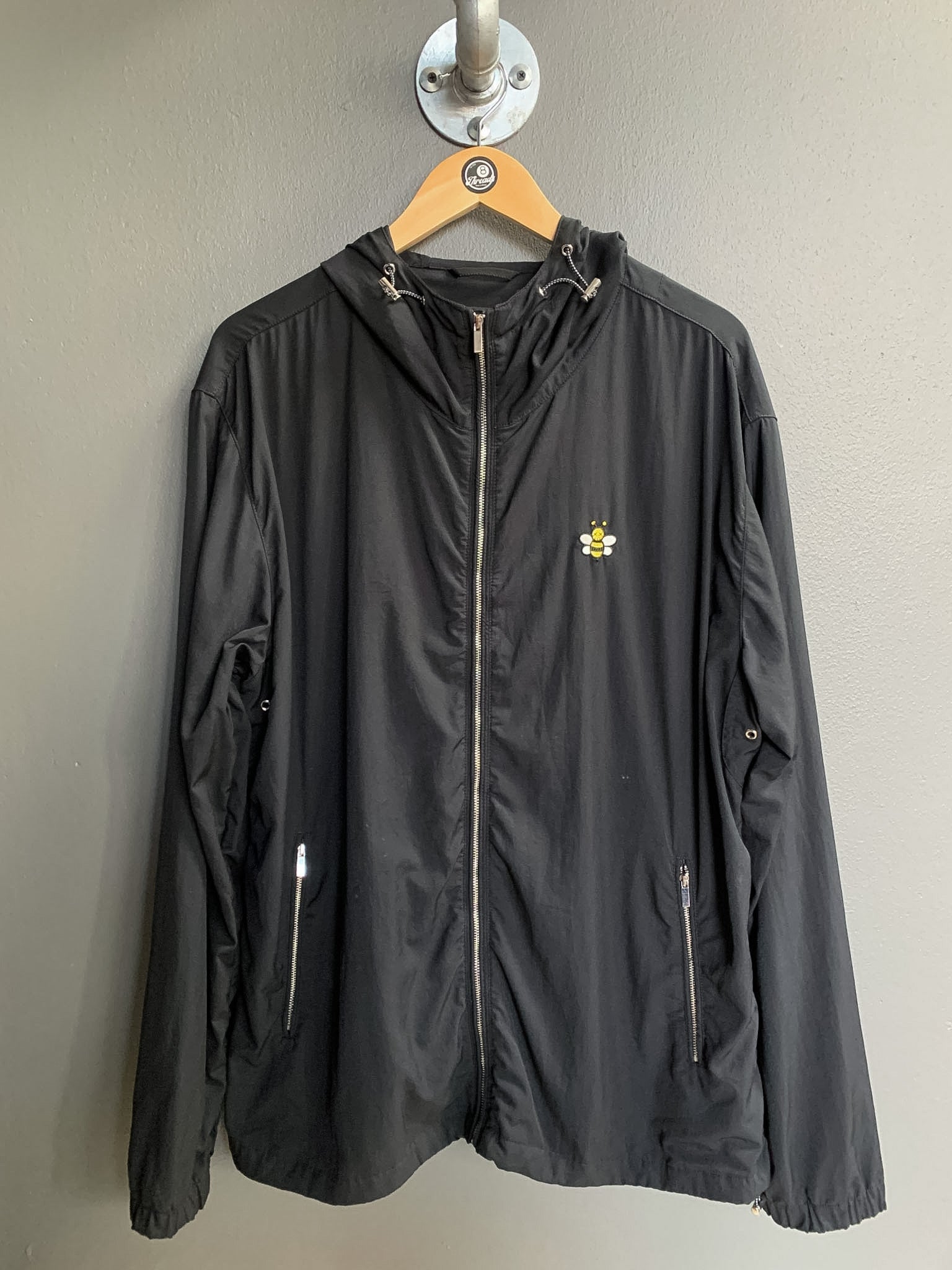 Christian Dior Atelier Gold Embroidered Zip Hoodie - Extra Large